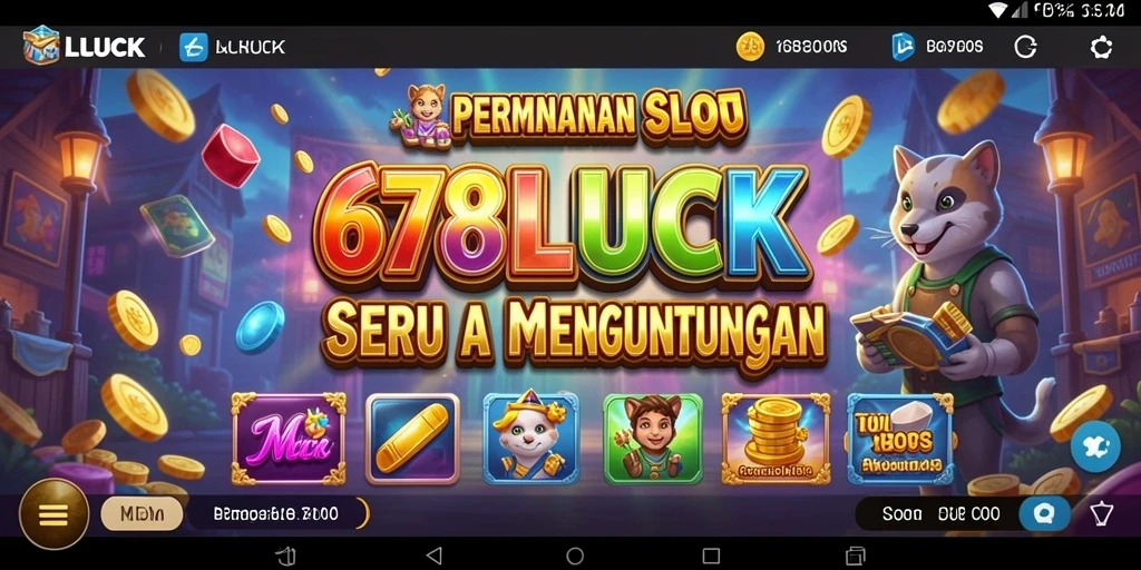 Tampilan screenshot utama 678LUCK dengan gameplay Slot yang menarik.