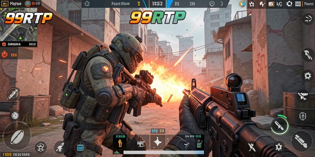 Gambaran gameplay seru dalam 99RTP dengan aksi FPS yang mendebarkan.