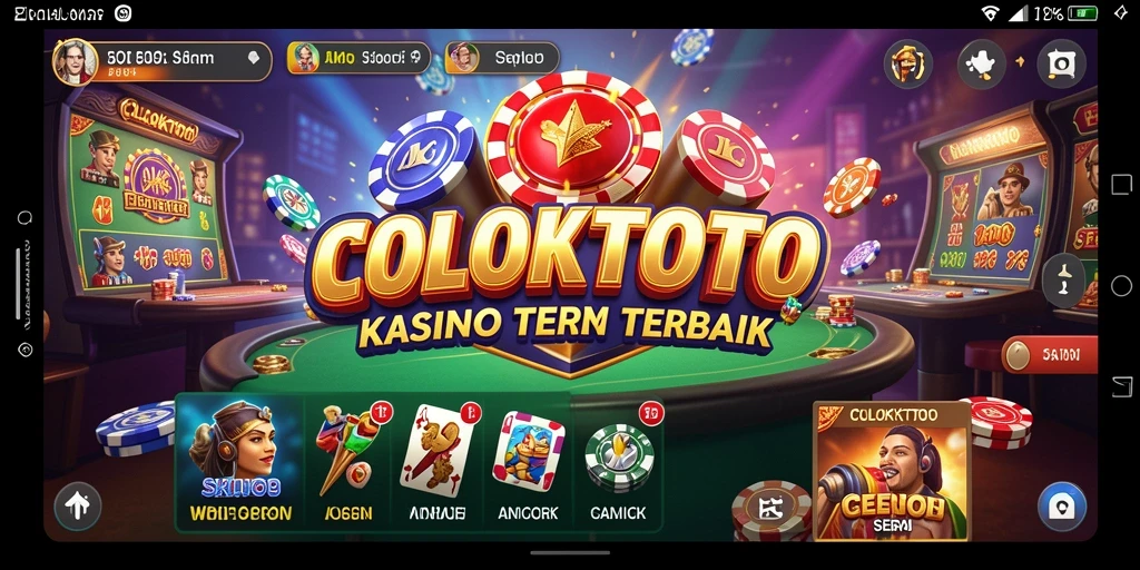 Tampilan gameplay COLOKTOTO yang menegangkan dan seru.