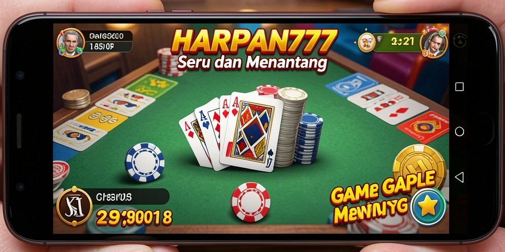 Tampilan gameplay Gaple yang menarik dan interaktif.