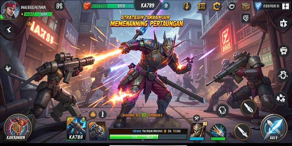 Tampilan gameplay KA789 yang penuh strategi dan taktik mendebarkan.
