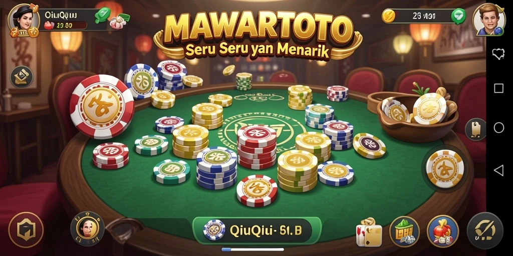 Tampilan gameplay menarik dari MAWARTOTO dengan fitur QiuQiu.