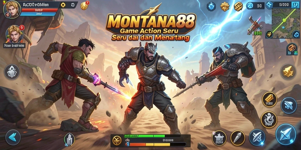 Tangkapan layar gameplay <strong>MONTANA88</strong> yang penuh aksi dan tantangan.