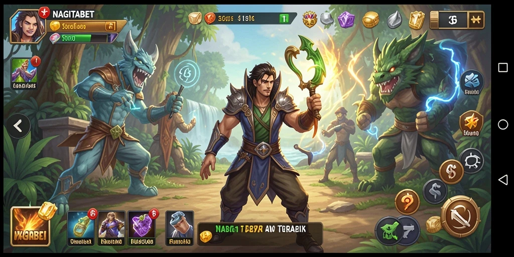 Tangkapan layar menunjukkan gameplay NAGITABET yang mendebarkan.