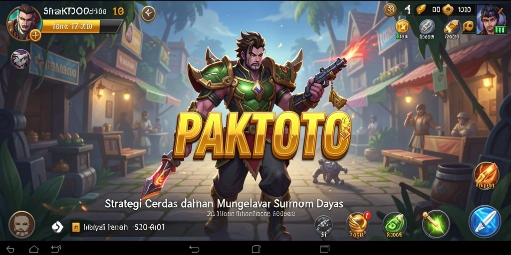 Tampilan gameplay strategis PAKTOTO yang menantang.