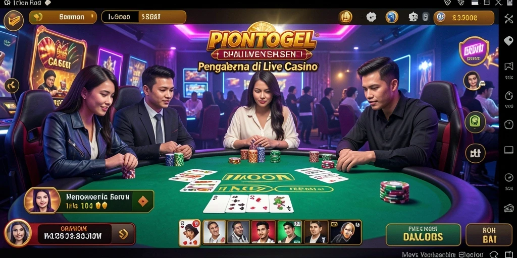 Menampilkan dealer langsung dan gameplay seru di PIONTOGEL.
