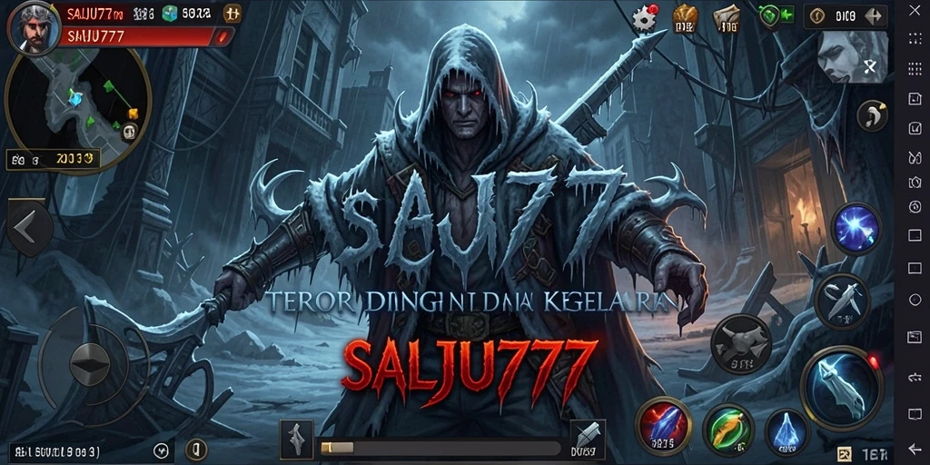 Gameplay SALJU777 menampilkan momen ketakutan yang intens.