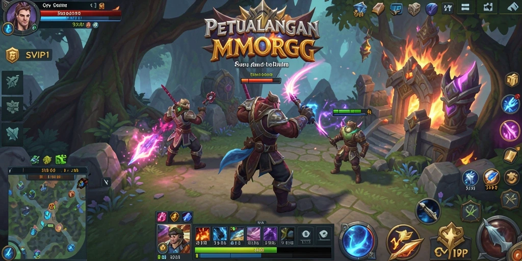 Gameplay seru di SVIP1 dengan berbagai petualangan MMORPG.