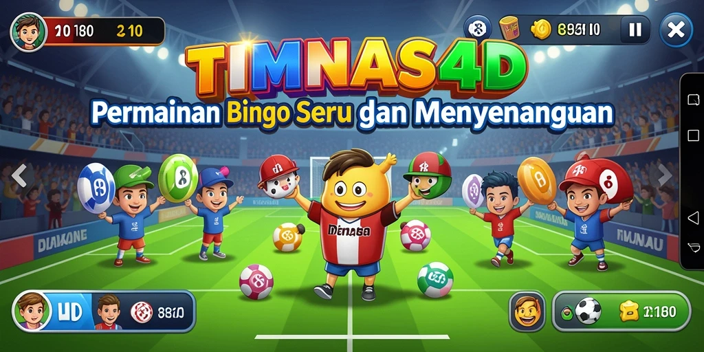 Tampilan gameplay seru dari aplikasi Bingo TIMNAS4D.